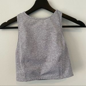 Cropped workout tank